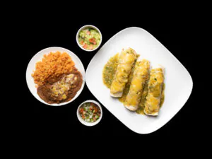 Chicken Enchilada Plate